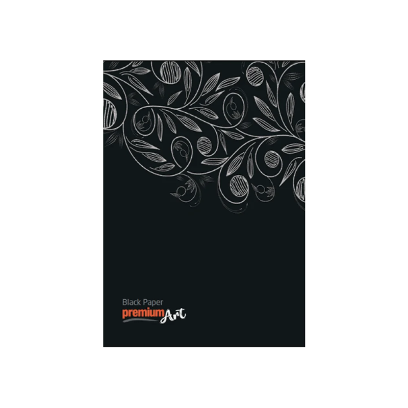 A&G Paper - Μπλοκ Σχεδίου Με Μαύρο Χαρτί Α4 20 Φύλλα 36670
