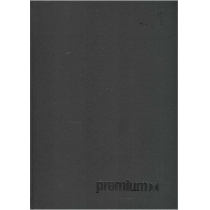 A&G Paper - Τετράδιο Βιβλιοδετημένο Ριγέ, Premium A4 96 Φύλλα, Γκρι 36986