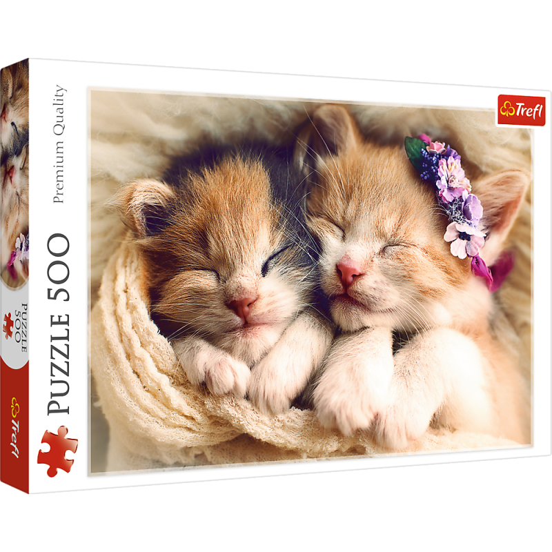 Trefl - Puzzle Sleeping Kittens 500 Pcs 37271