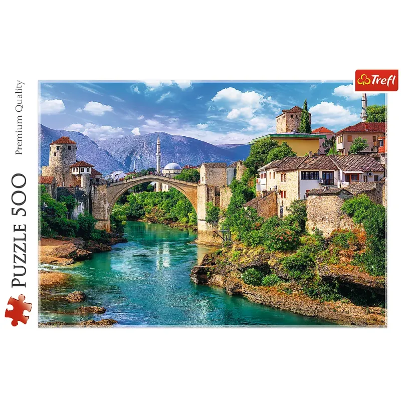 Trefl - Puzzle The Old Bridge In Mostar Bosnia And Herzegovina 500 Pcs 37333