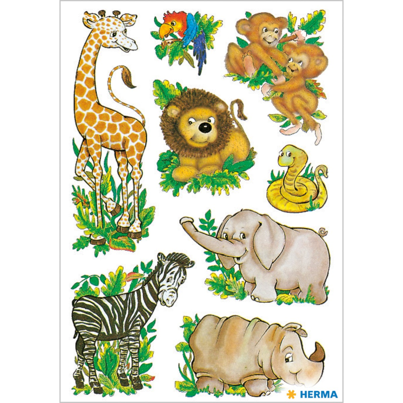 Herma - Αυτοκολλητάκια, Jungle Animals 3793