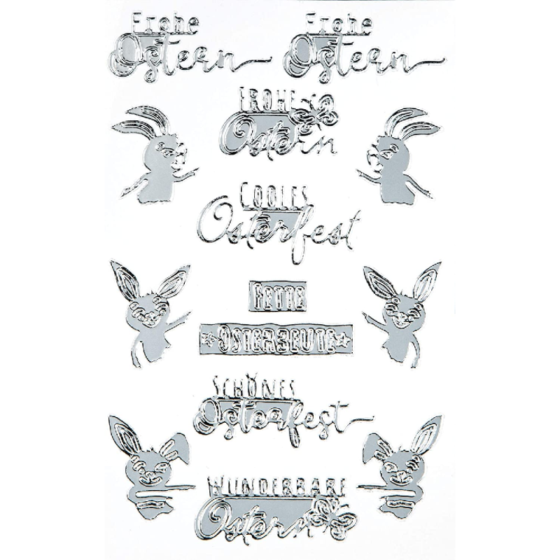 ZDesign - Αυτοκολλητάκια 3D, Easter Lettering 39187