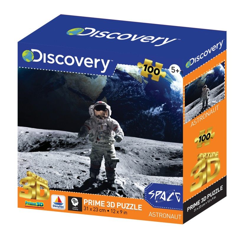 Prime 3D - 3D Puzzle Discovery, Astronaut 100 Pcs 13757