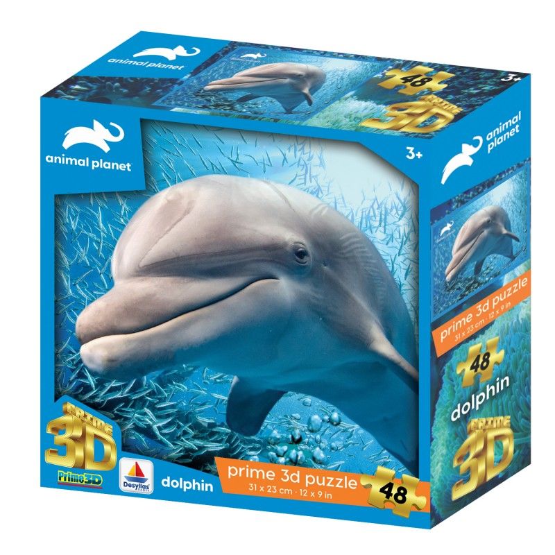 Prime 3D - 3D Puzzle Dolphin 48Pcs 13671