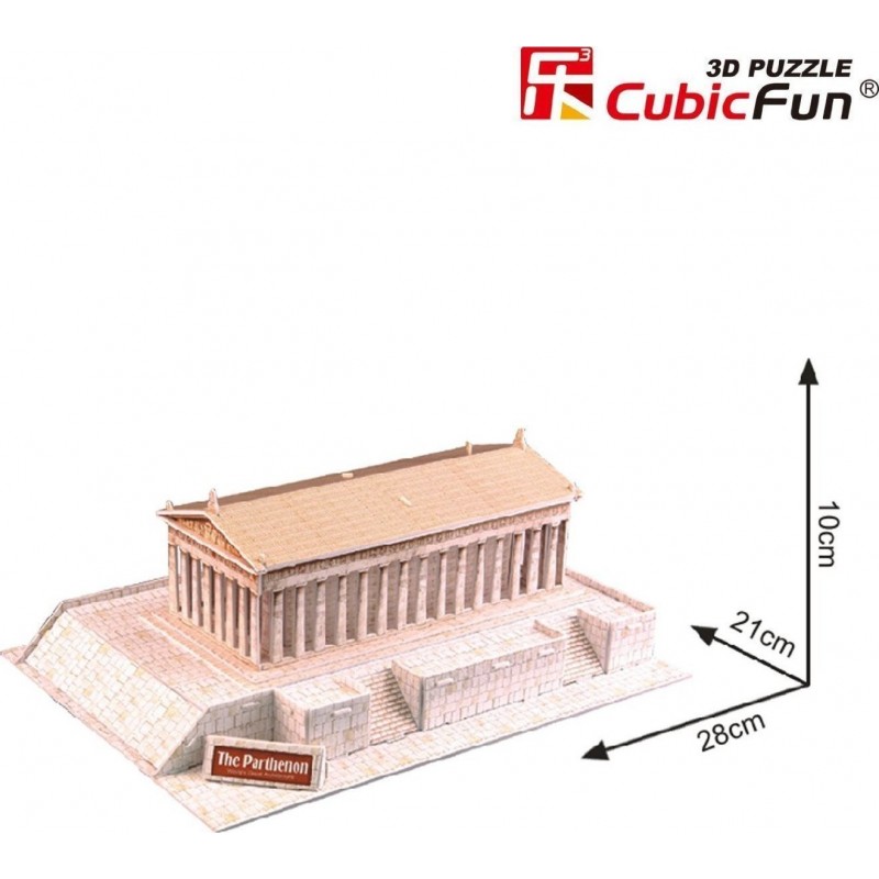 Cubic Fun - Puzzle 3D World΄s Great Architecture, The Parthenon 24 Pcs C076h