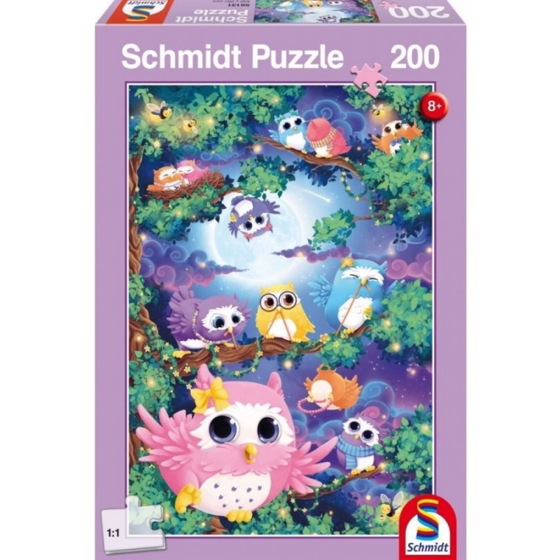 Schmidt Spiele – Puzzle In Owl Wood 200 Pcs 56131