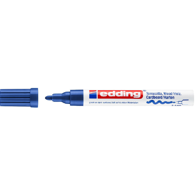 Edding – Μαρκαδόρος Διακόσμησης 4000, Μπλε 4000003