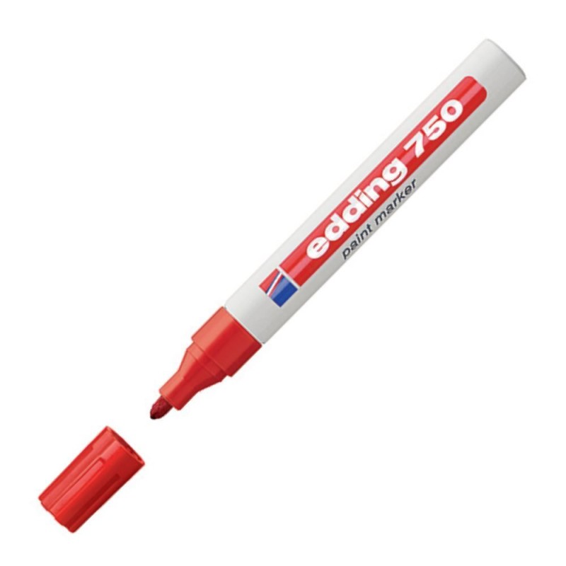 Edding – Μαρκαδόρος Λαδιού Paint Marker 750, Κόκκινο 750-2