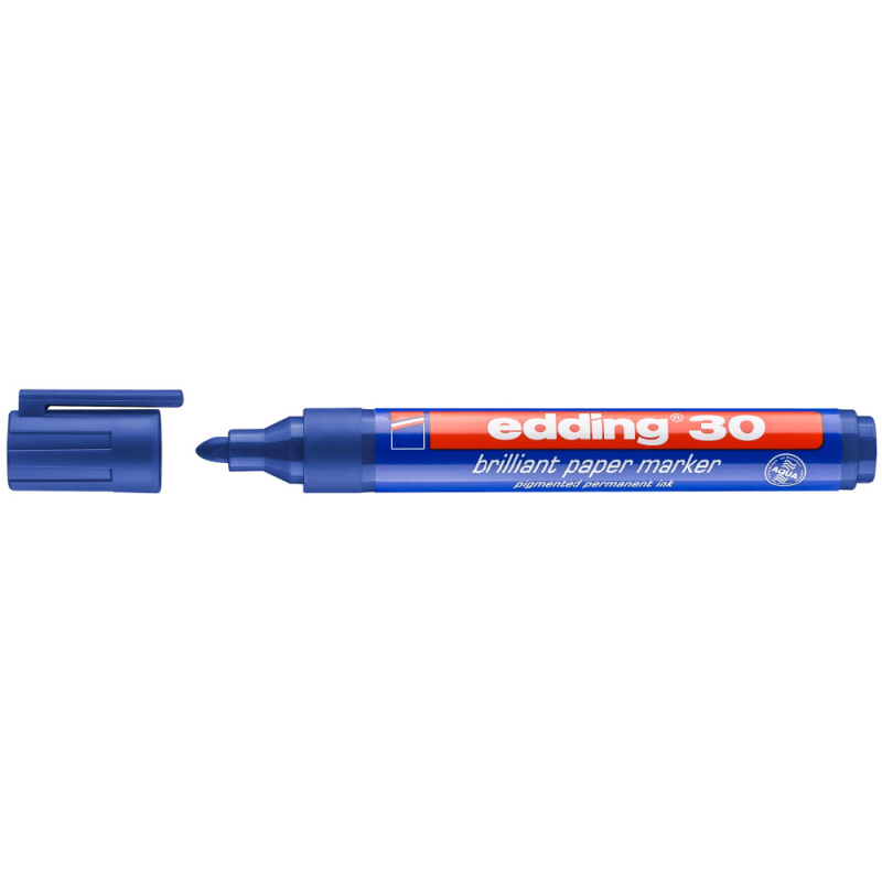 Edding – Μαρκαδόρος Ανεξίτηλος 30, Μπλε 30003