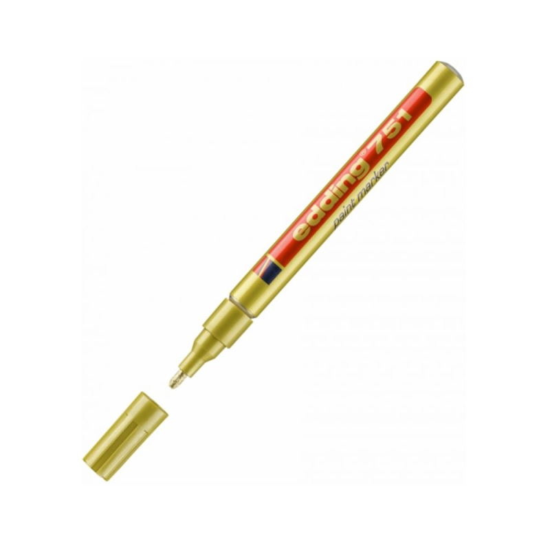 Edding – Μαρκαδόρος Λαδιού Paint Marker 751, Χρυσό 751-53