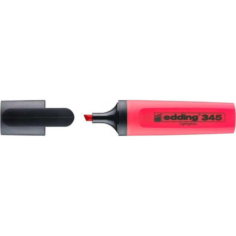 Edding – Μαρκαδόρος Υπογράμμισης 345 Κόκκινο 345-2