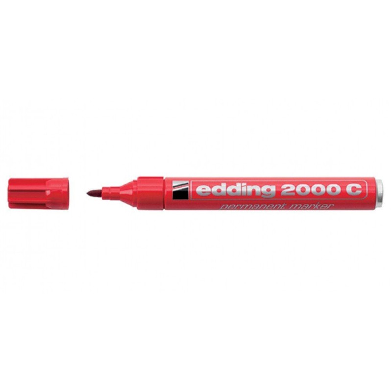Edding – Μαρκαδόρος Ανεξίτηλος 2000C, Κόκκινο 2000C002