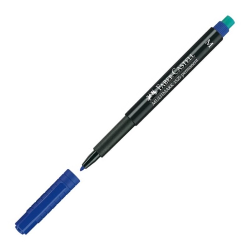 Faber Castell - Μαρκαδοράκι Multimark 1525 1.0 mm Μπλε 152551
