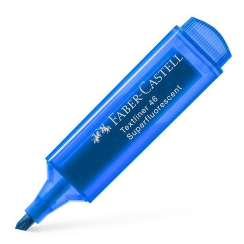 Faber Castell - Μαρκαδόρος Υπογράμμισης Textliner 1546 Superflourescent Blue 154652