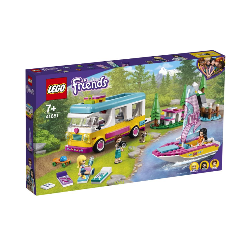 Lego Friends - Forest Camper Van And Sailboat 41681