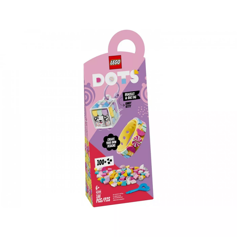 Lego Dots - Candy Kitty Bracelet & Bag Tag 41944