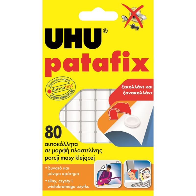 Uhu - Patafix Πλαστελίνη 80 Τμχ 43500