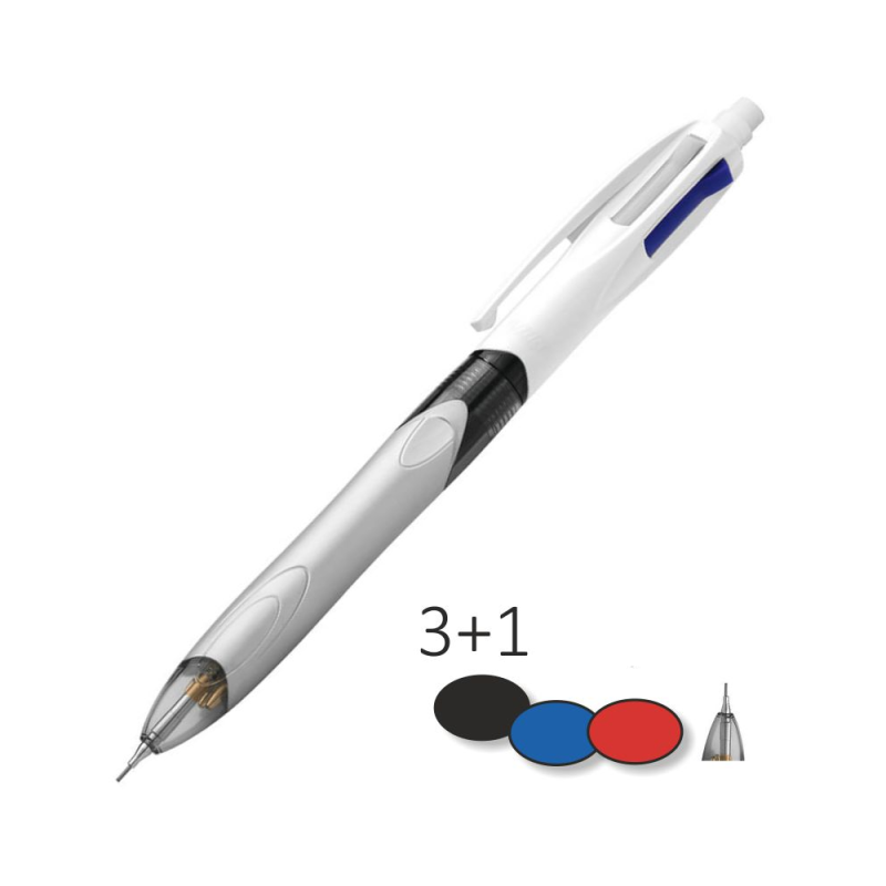 Bic - Στυλό 4 Colours 3+1 Mηχανικό 0,7 449701