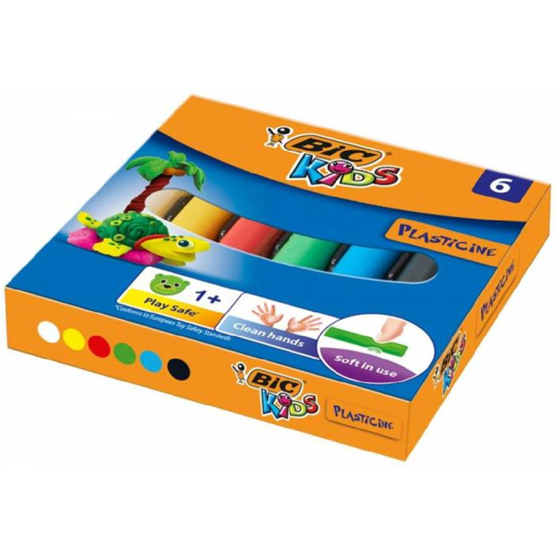 Bic - Πλαστελίνη Kids 6 Χρώματα 485488