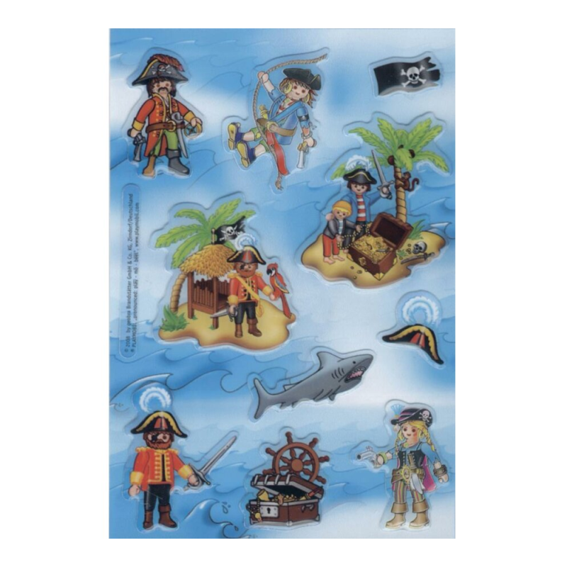 Herma - Αυτοκολλητάκια Ανάγλυφα, Playmobil Pirates 4883