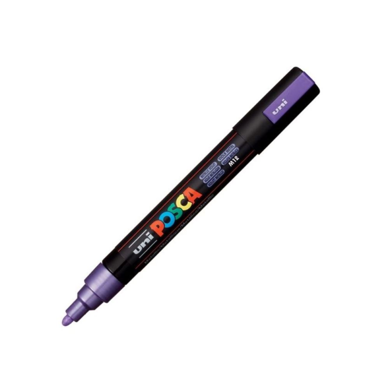Uniball - Μαρκαδοράκι Posca PC-5M 1.8-2.5 mm Metallic Violet M12 113592