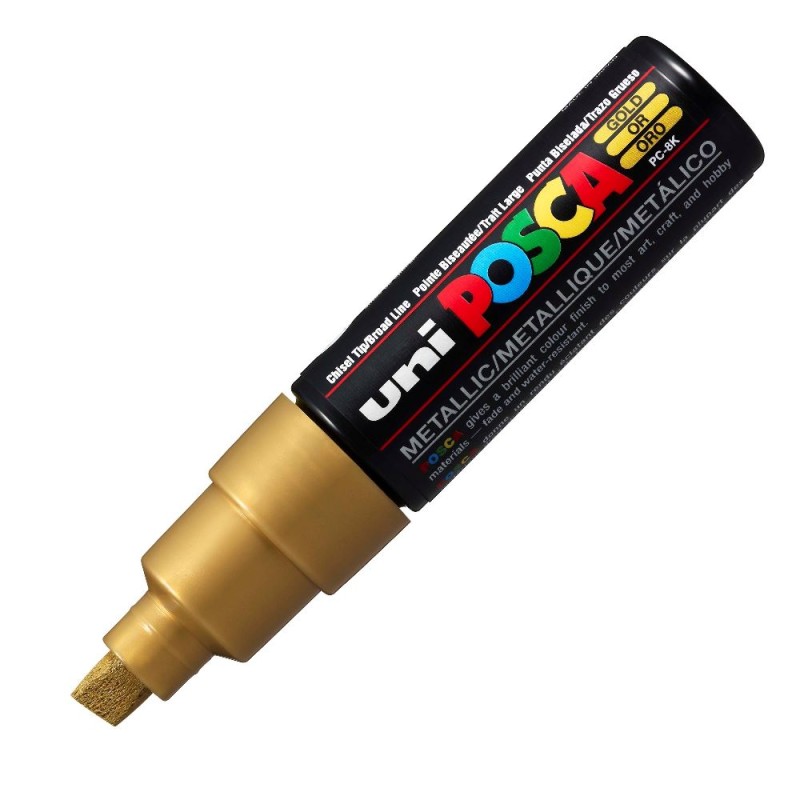 Uniball - Μαρκαδοράκι Posca PC-8K 8.0 mm Gold 25 11360