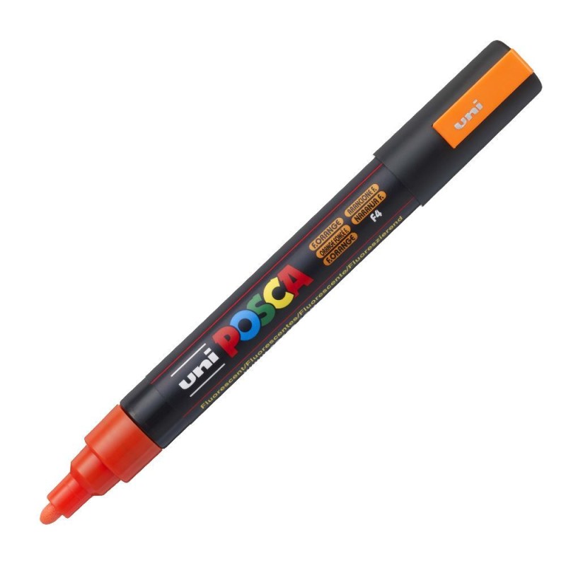 Uniball - Μαρκαδοράκι Posca PC-5M 1.8-2.5 mm Fluo Orange F4 198063