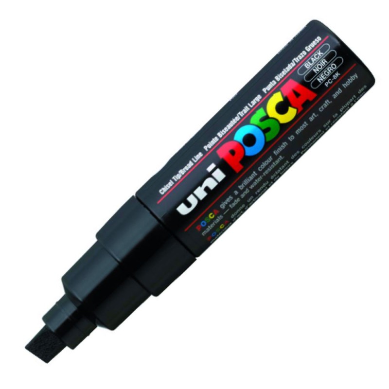 Uniball - Μαρκαδοράκι Posca PC-8K 8.0 mm Black 24 91645