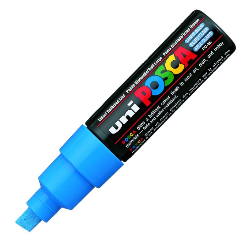 Uniball - Μαρκαδοράκι Posca PC-8K 8.0 mm Light Blue 8 91654