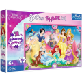 Trefl - Puzzle Super Shape XL, The Pink World Of Princesses 160 pcs 50025