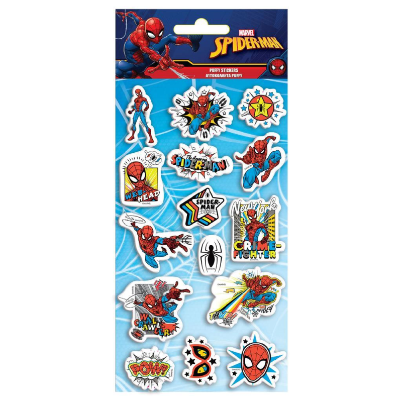 Diakakis - Αυτοκόλλητα Puffy, Spiderman 508156
