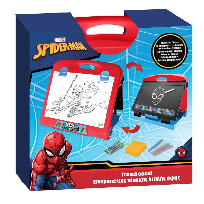 Diakakis - Πίνακας Επιτραπέζιος Διπλής Όψης Spiderman 508246