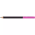 Faber Castell - Μολύβι Δίχρωμο Jumbo Grip Μαύρο/ Ροζ  2=HB 511911
