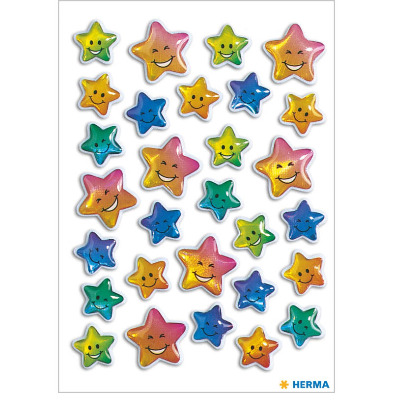 Herma - Αυτοκολλητάκια, Stars Colorful 5219