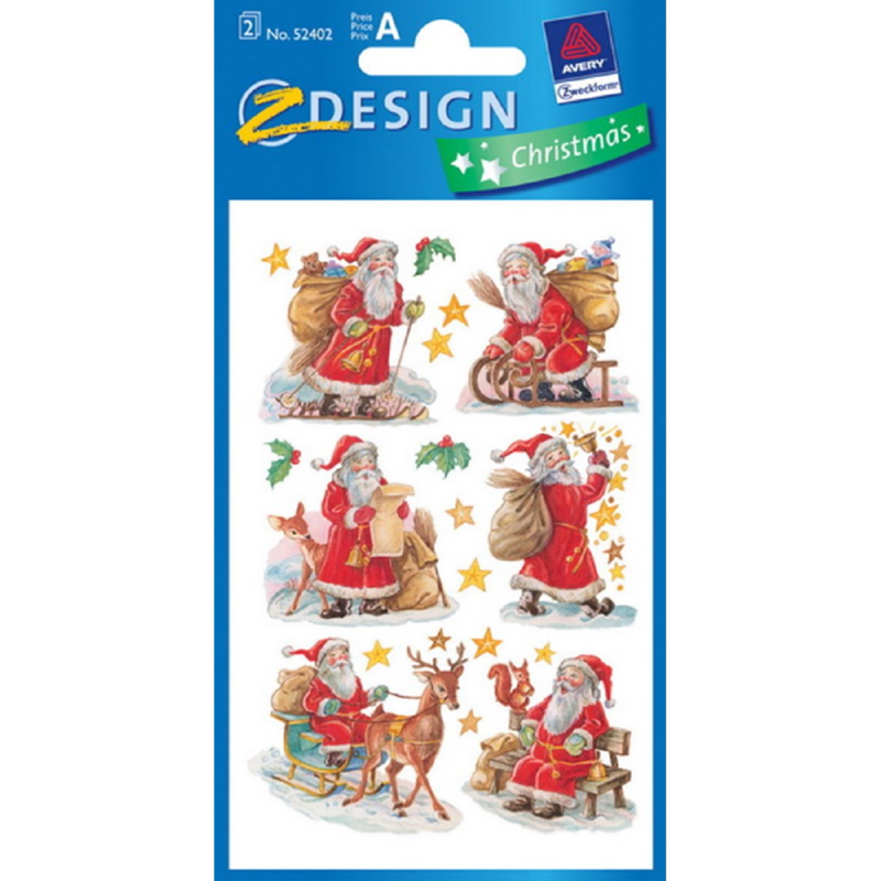 ZDesign - Αυτοκολλητάκια, Santa Claus 52402