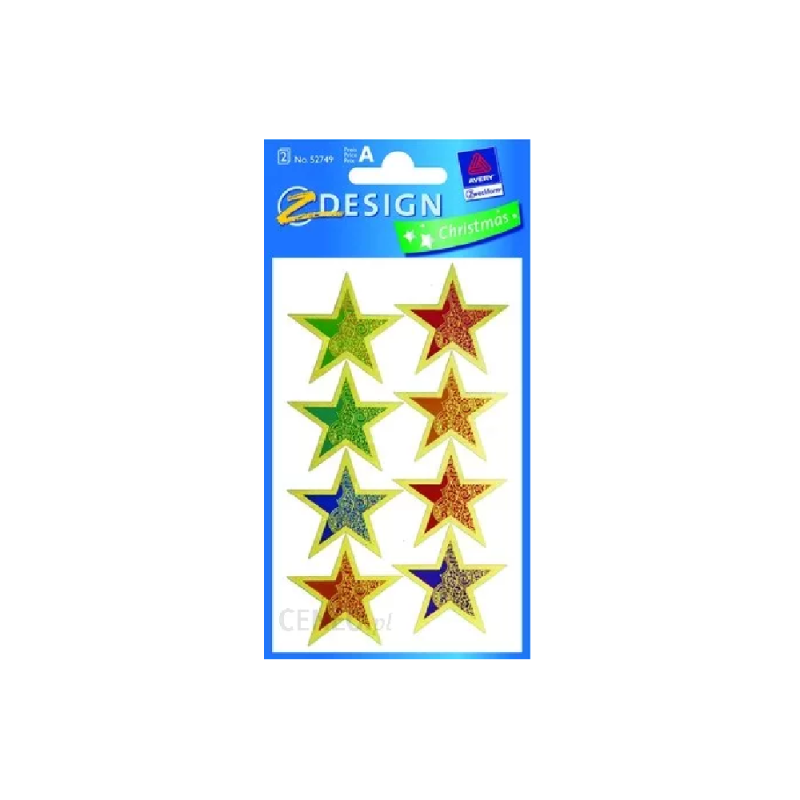 ZDesign - Αυτοκολλητάκια, Colorful Stars 52749