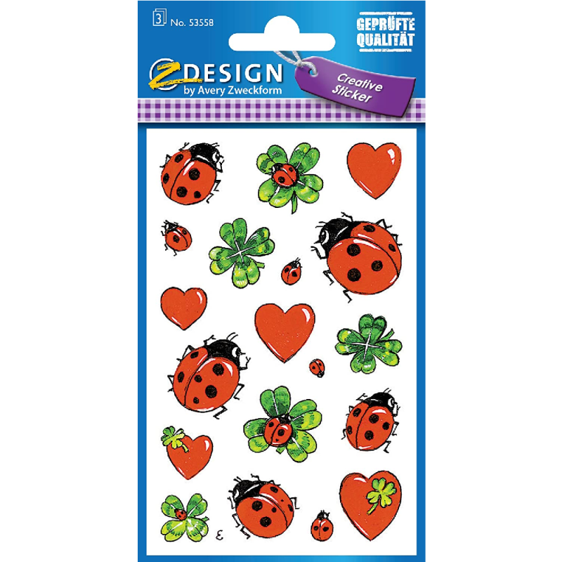 ZDesign - Αυτοκολλητάκια, Lucky Ladybug 53558