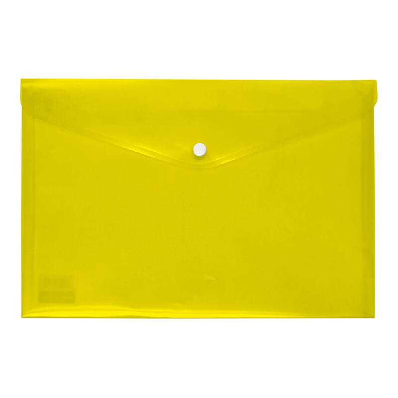 Salko Paper - Φάκελος Κουμπί A5, Διαφανές Κίτρινο 5403