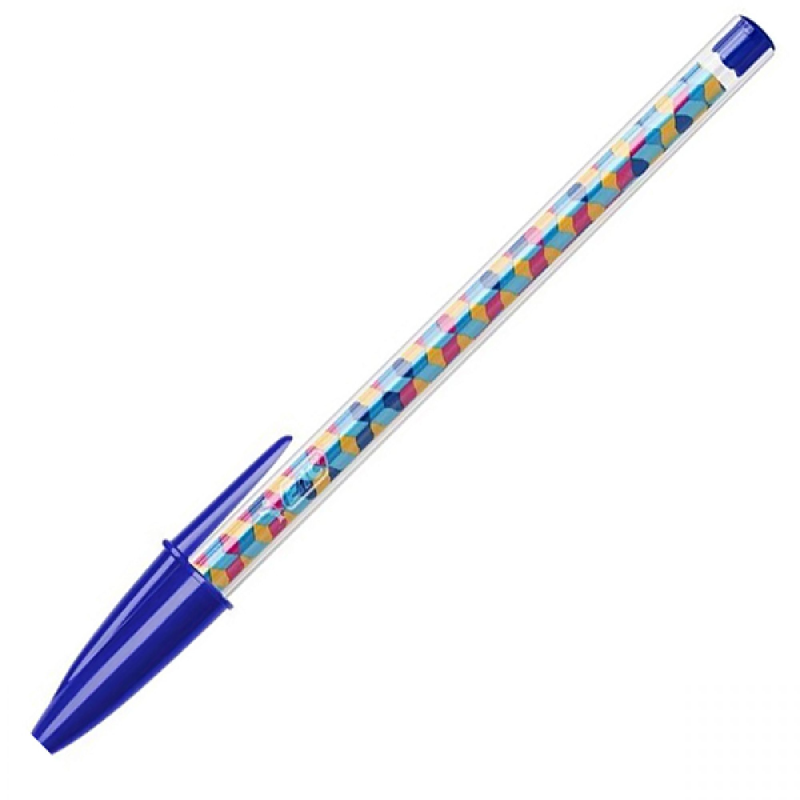Bic - Στυλό Διαρκείας Cristal Collection Medium 1.0 mm (Μπλε/Γαλάζιο/Κίτρινο/Ροζ) 553521