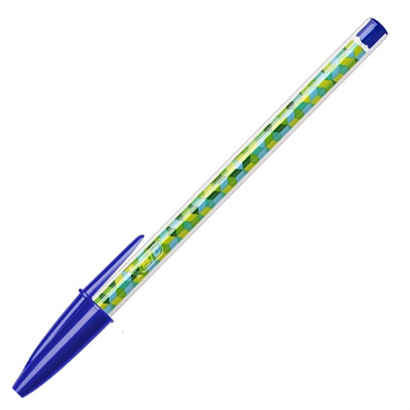 Bic - Στυλό Διαρκείας Cristal Collection Medium 1.0 mm (Πράσινο/Λαχανί/Κίτρινο/Γαλάζιο) 553521
