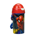 Gim - Παγούρι Πλαστικό Spiderman, Blue Net 500ml 557-13209