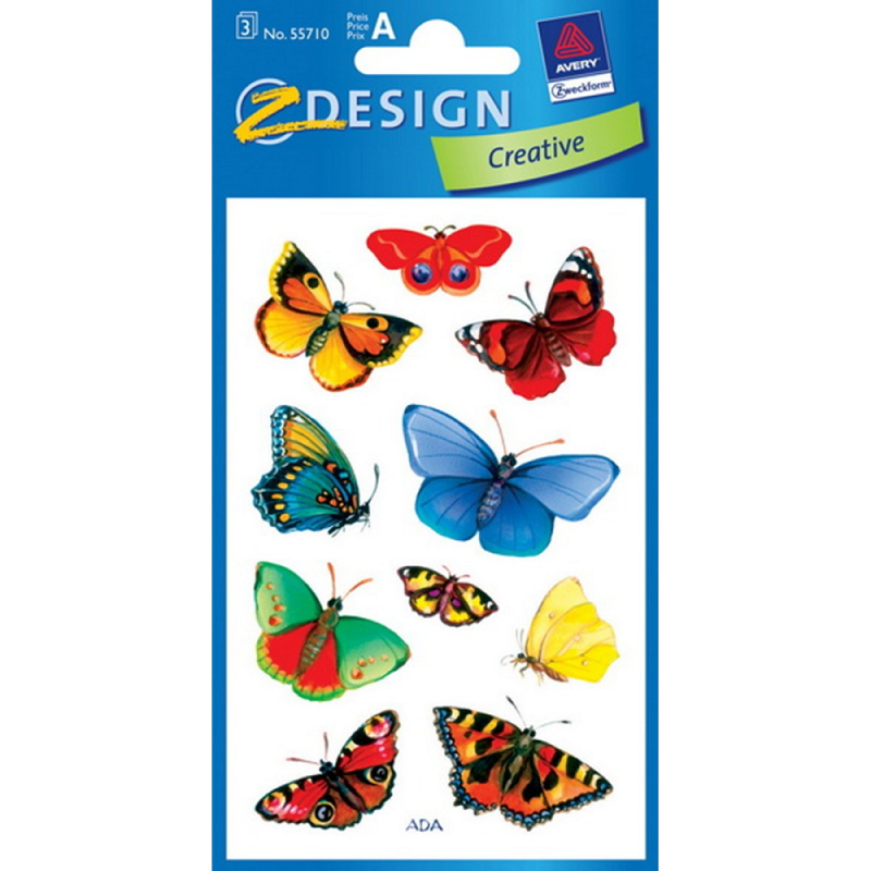 ZDesign - Αυτοκολλητάκια, Butterflies 55710