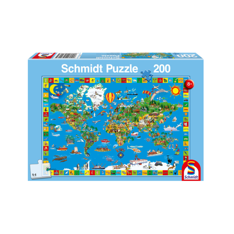 Schmidt Spiele – Puzzle Your Amazing World 200 Pcs 56118