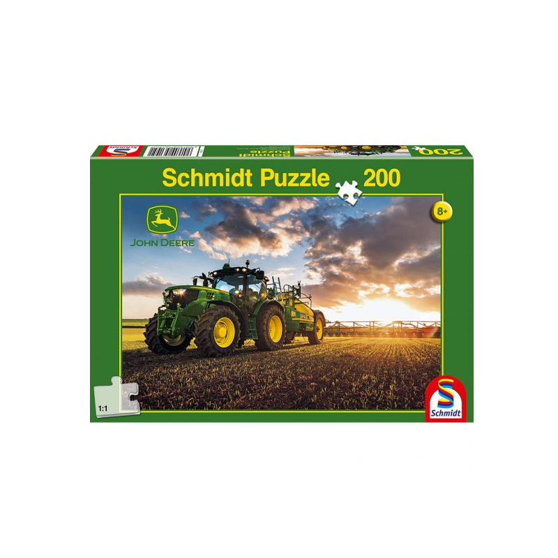 Schmidt Spiele – Puzzle Tractor 6150 R With Sprayer 200 Pcs 56145
