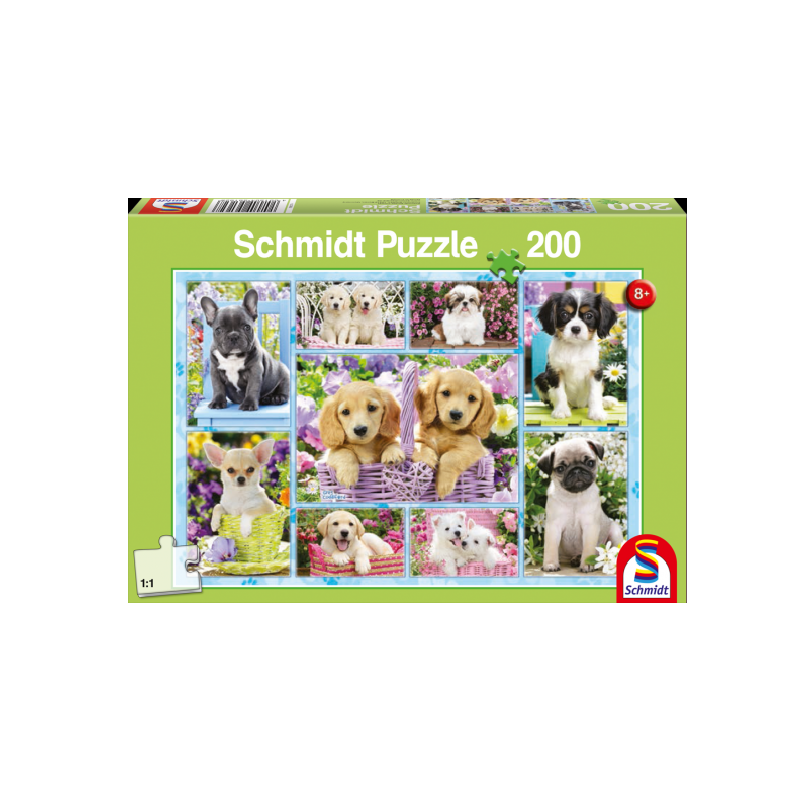 Schmidt Spiele – Puzzle Puppies 200 Pcs 56162