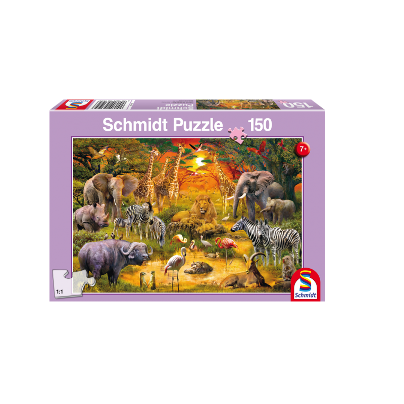 Schmidt Spiele – Puzzle Animals In Africa 150 Pcs 56195