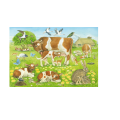 Schmidt Spiele – Puzzle 3 in 1 Animal Family 48/48/48 Pcs 56222