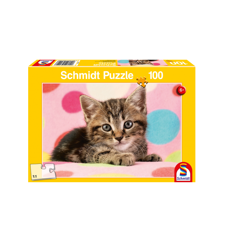 Schmidt Spiele – Puzzle Cute Kitten 100 Pcs 56249