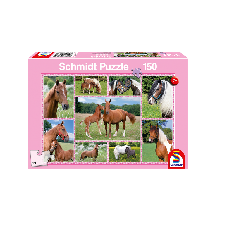 Schmidt Spiele – Puzzle Beautiful Horses 150 Pcs 56269