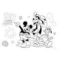 Diakakis - Μπλόκ Ζωγραφικής Mickey Mouse 40Φ 23x33cm 563012